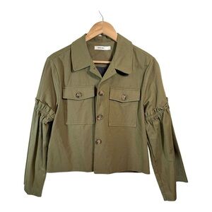 Mod Ref Bell Sleeve Cropped Utility Jacket NWOT